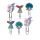 Spinacze Incood Muszle/Syreny, 6szt